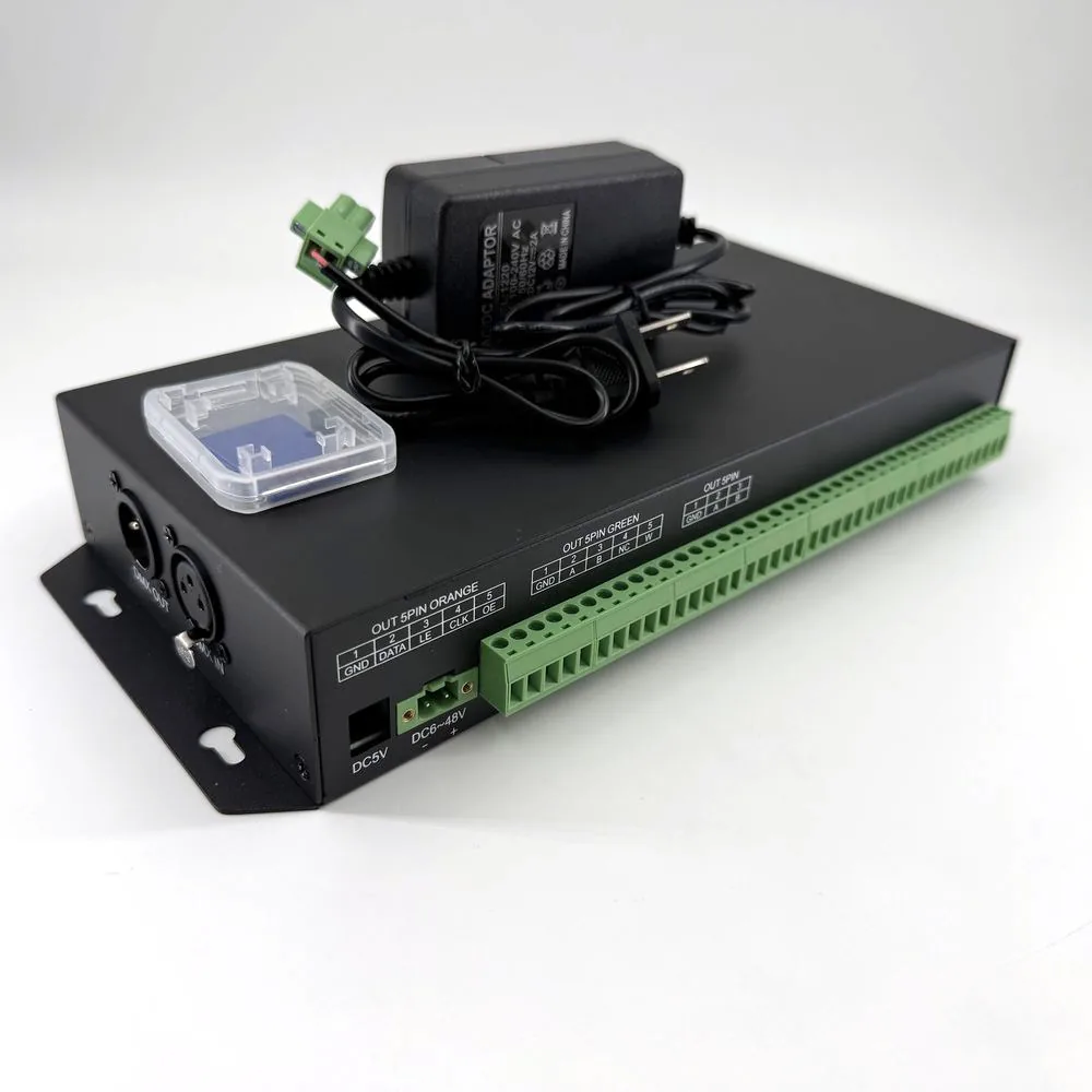 8-Port Art-Net SD Card LED Controller