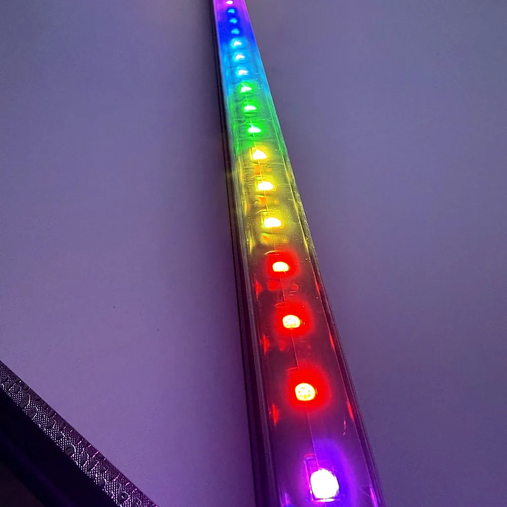 30mm wide aluminum profile RGB LED Pixel Bar